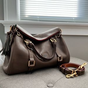 Dooney & Bourke Florentine Large Satchel, Elephant